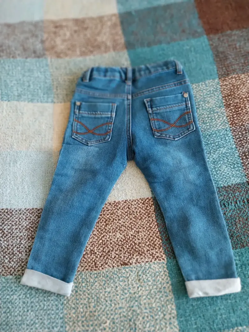 Jeans de mezclilla para niños talla pequeña - 3