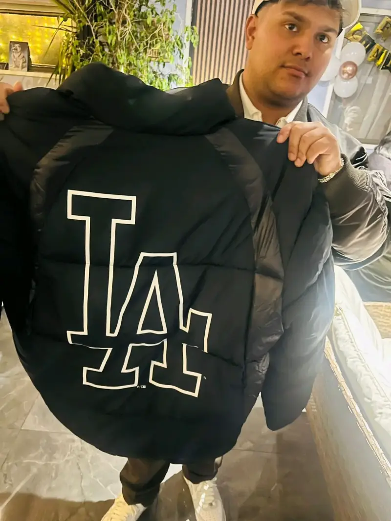 Chaqueta acolchada negra MLB Los Angeles - 2