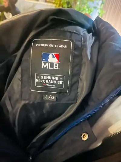 Chaqueta acolchada negra MLB Los Angeles - miniatura 3