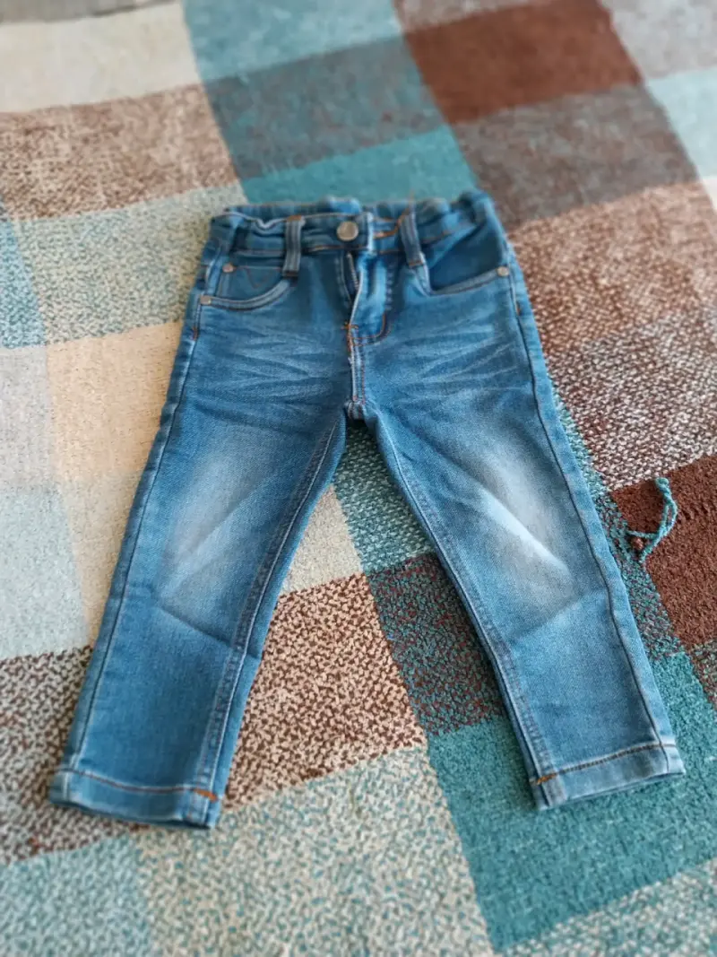Jeans de mezclilla para niños talla pequeña - 7
