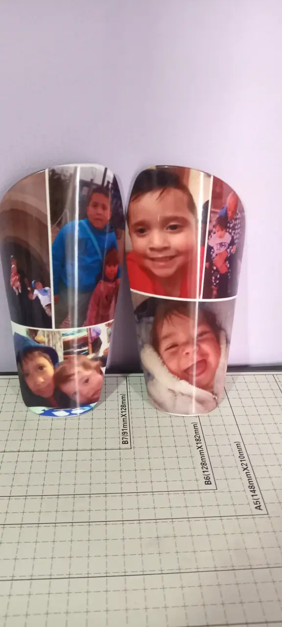 Canilleras personalizadas con fotos familiares - 2