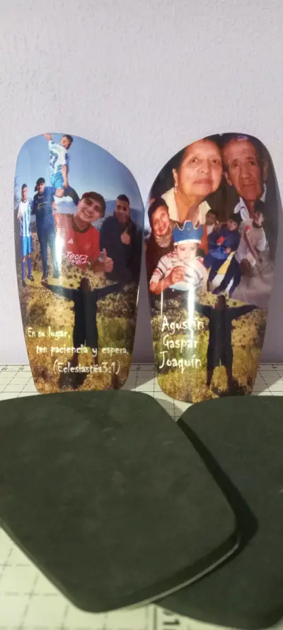 Canilleras personalizadas con fotos familiares - miniatura 3