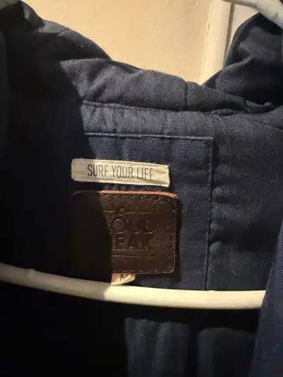 Chaqueta azul con capucha Cold Peak - miniatura 2