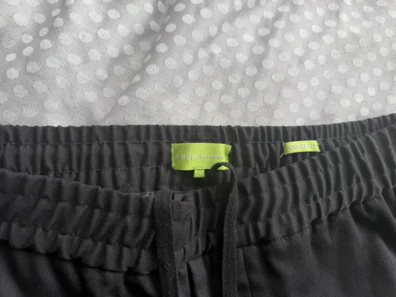 Pantalones deportivos negros Jogger Fit - 2