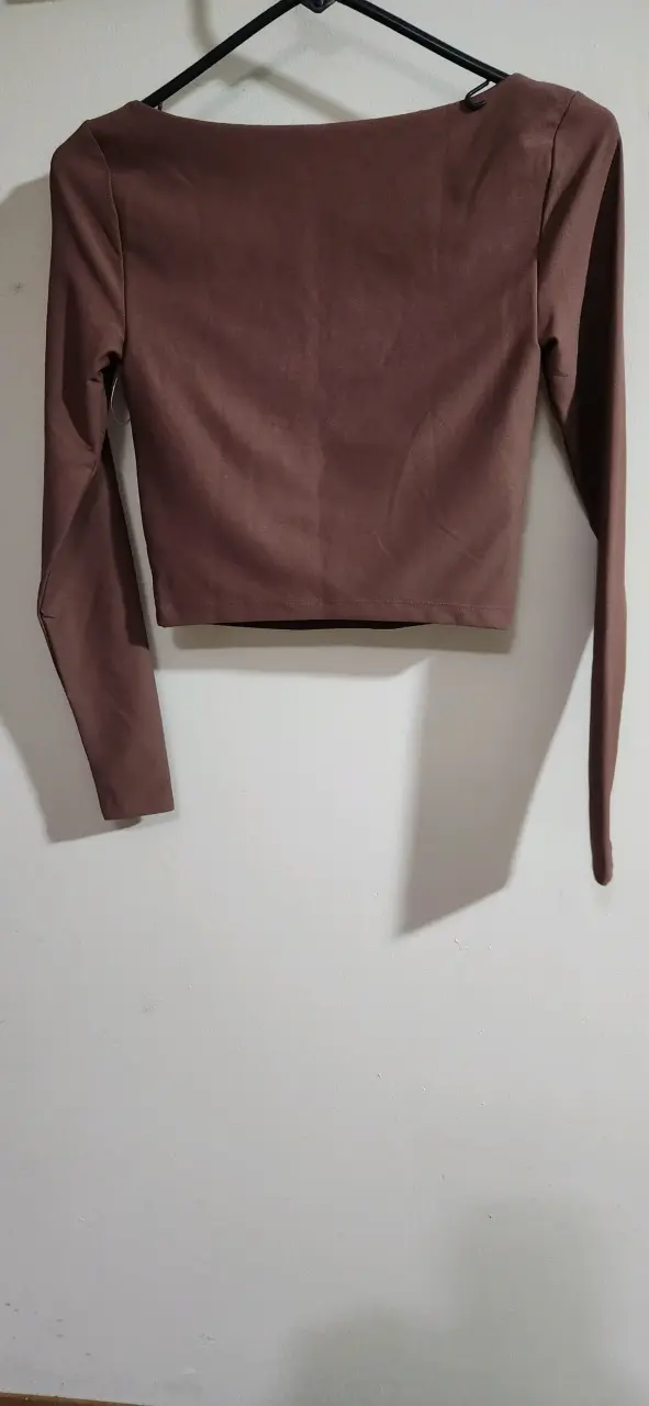 Polera manga larga marrón Old Navy Active - 2