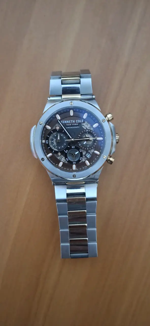 Reloj cronógrafo Kenneth Cole de acero inoxidable - 1