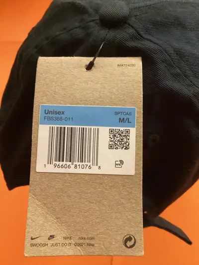 Gorra Nike Club Cap Negra Unisex - miniatura 5