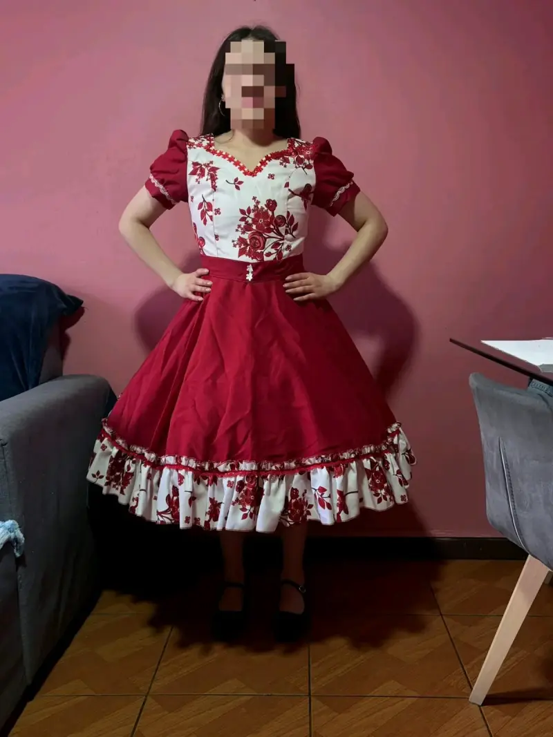 Zapatos de tacón bajo negros con correa - 6