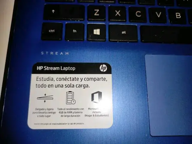 Laptop HP Stream 14 Azul con Windows 10 - 3