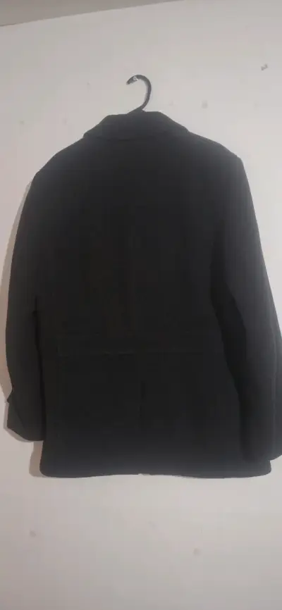 Abrigo negro de lana para hombre marca arrow - miniatura 1