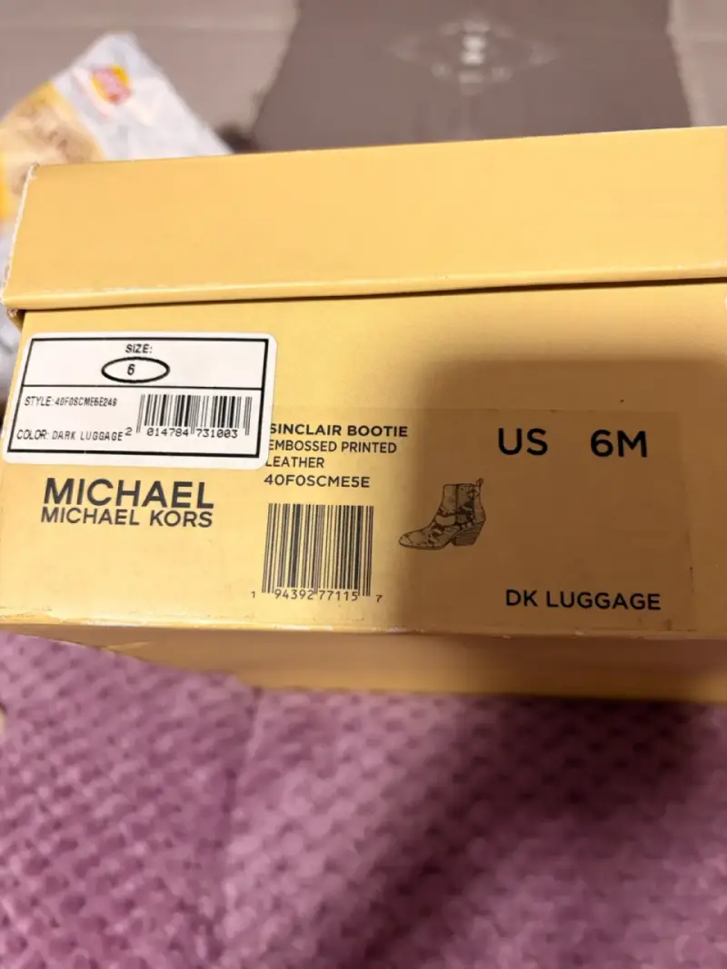 Botines Michael Kors Sinclair de cuero estampado - 1