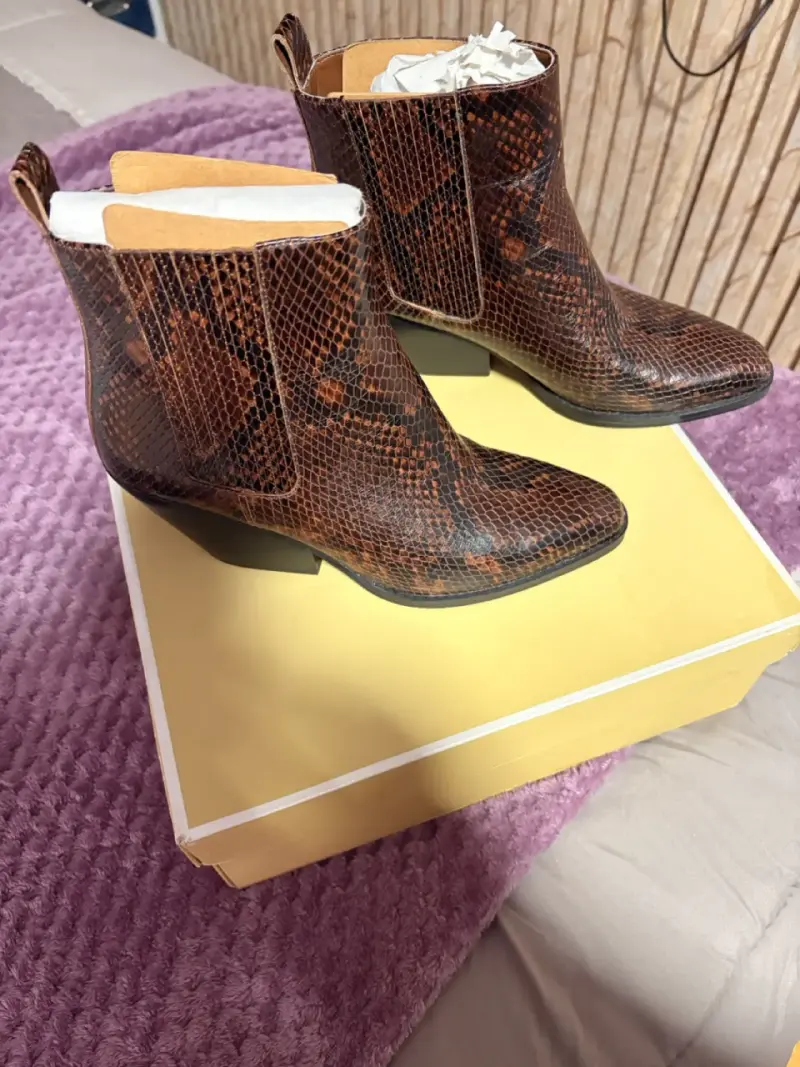 Botines Michael Kors Sinclair de cuero estampado - 2