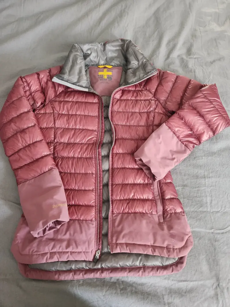 Chaqueta acolchada rosa para mujer - 2