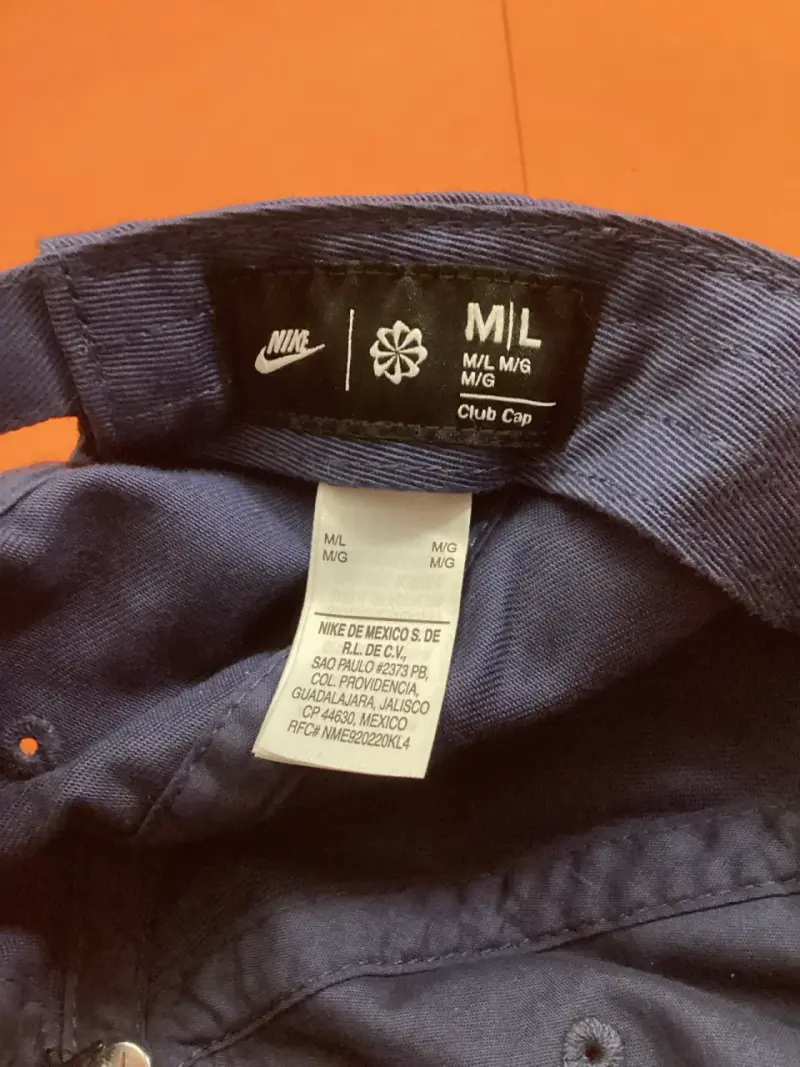 Gorra Nike azul para adulto M/L - 6