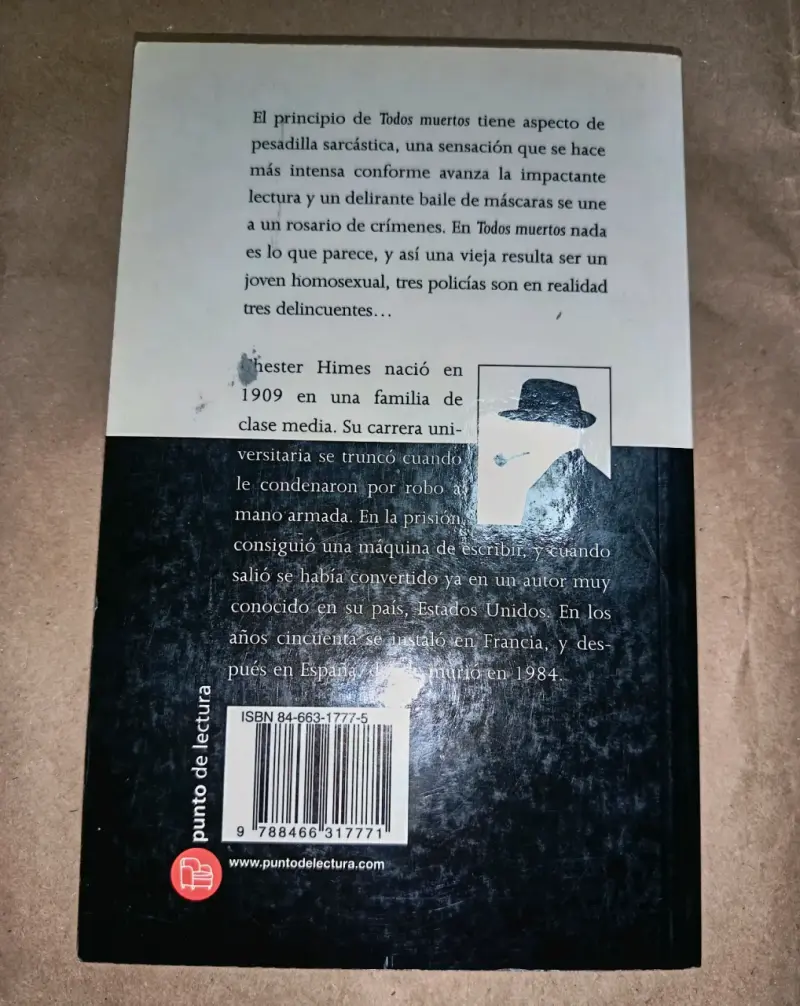 Libro 'Todos Muertos' de Chester Himes - 2