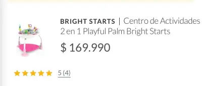 Centro de Act Bright Starts 2 en 1 Playful - miniatura 4