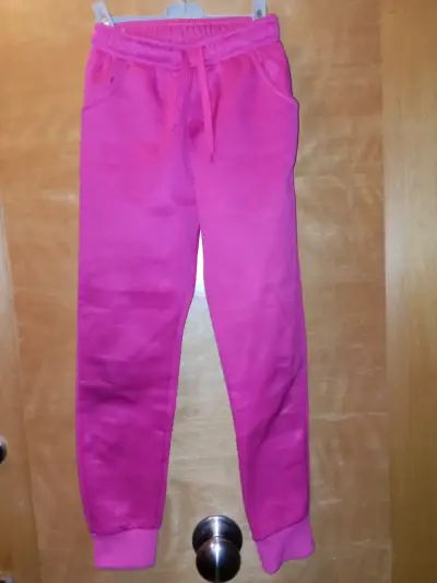 Pantalones deportivos rosados para niña talla 12 - miniatura 1