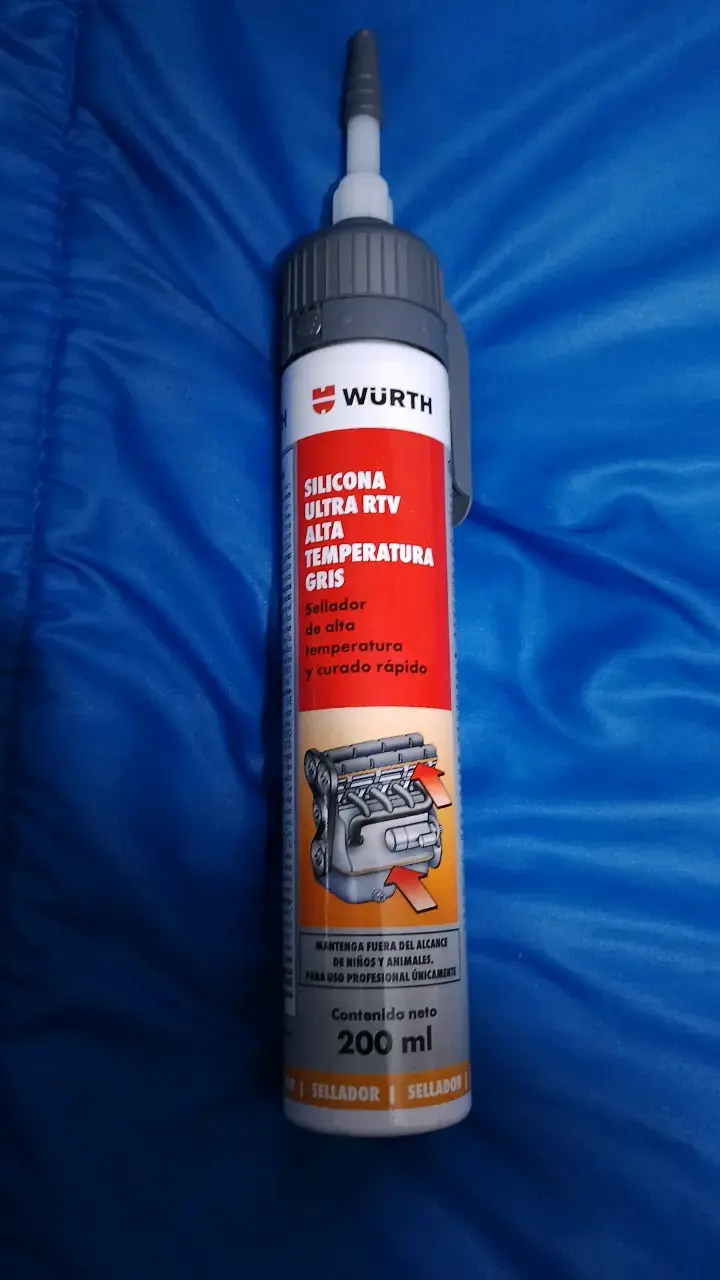 Silicona Ultra RTV Alta Temperatura Würth 200 ml