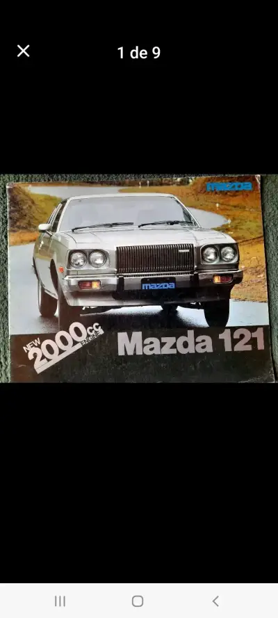 Catálogo Brochure Mazda 121 original - miniatura 1