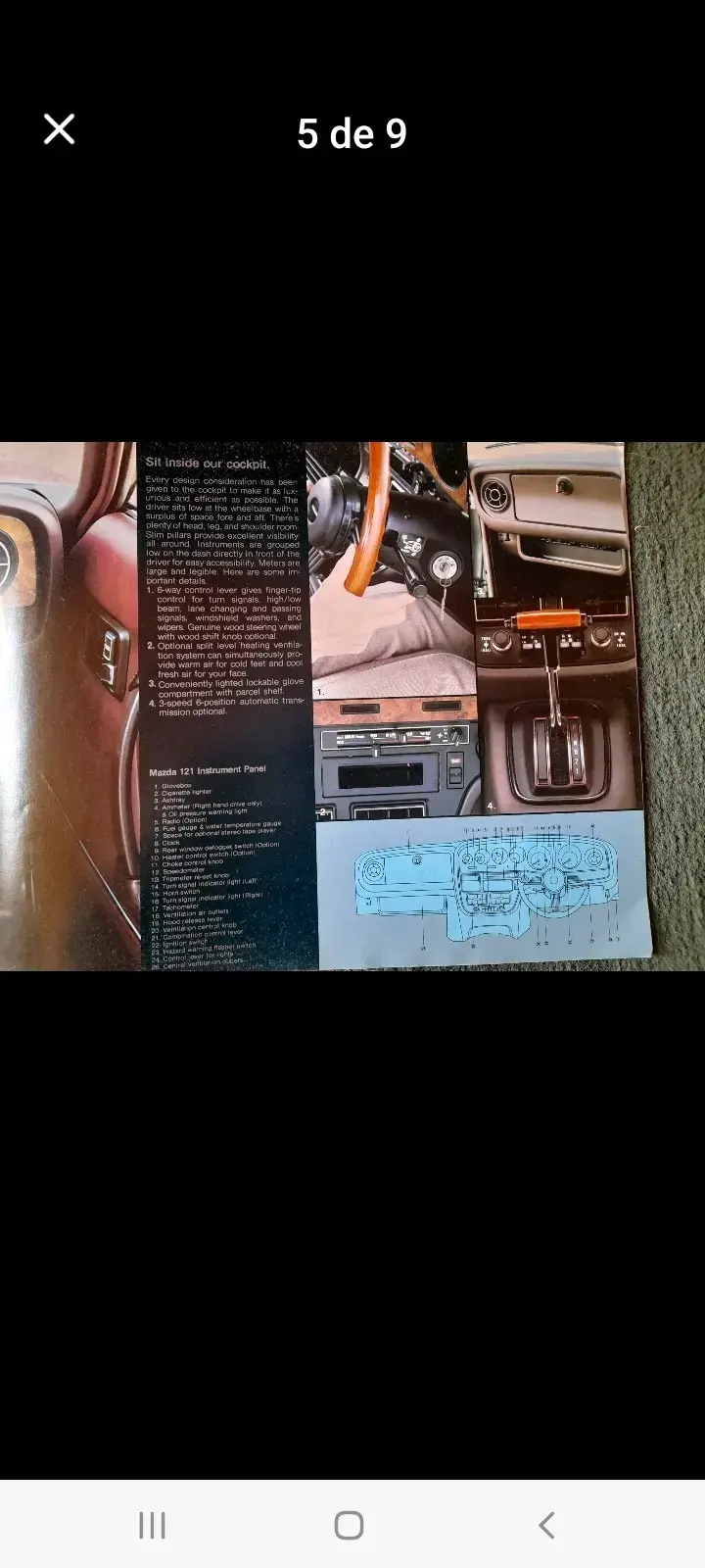 Catálogo Brochure Mazda 121 original - 5