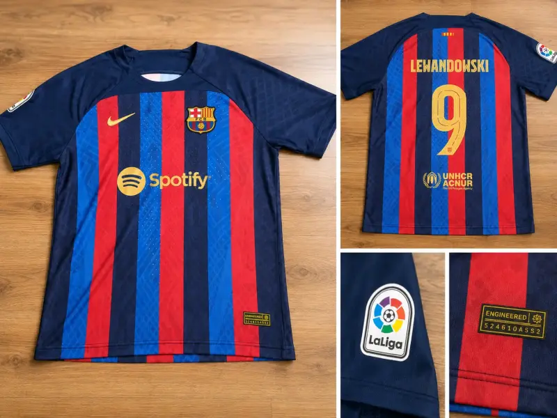 Camiseta FC Barcelona Lewandowski 9 Nike 2023