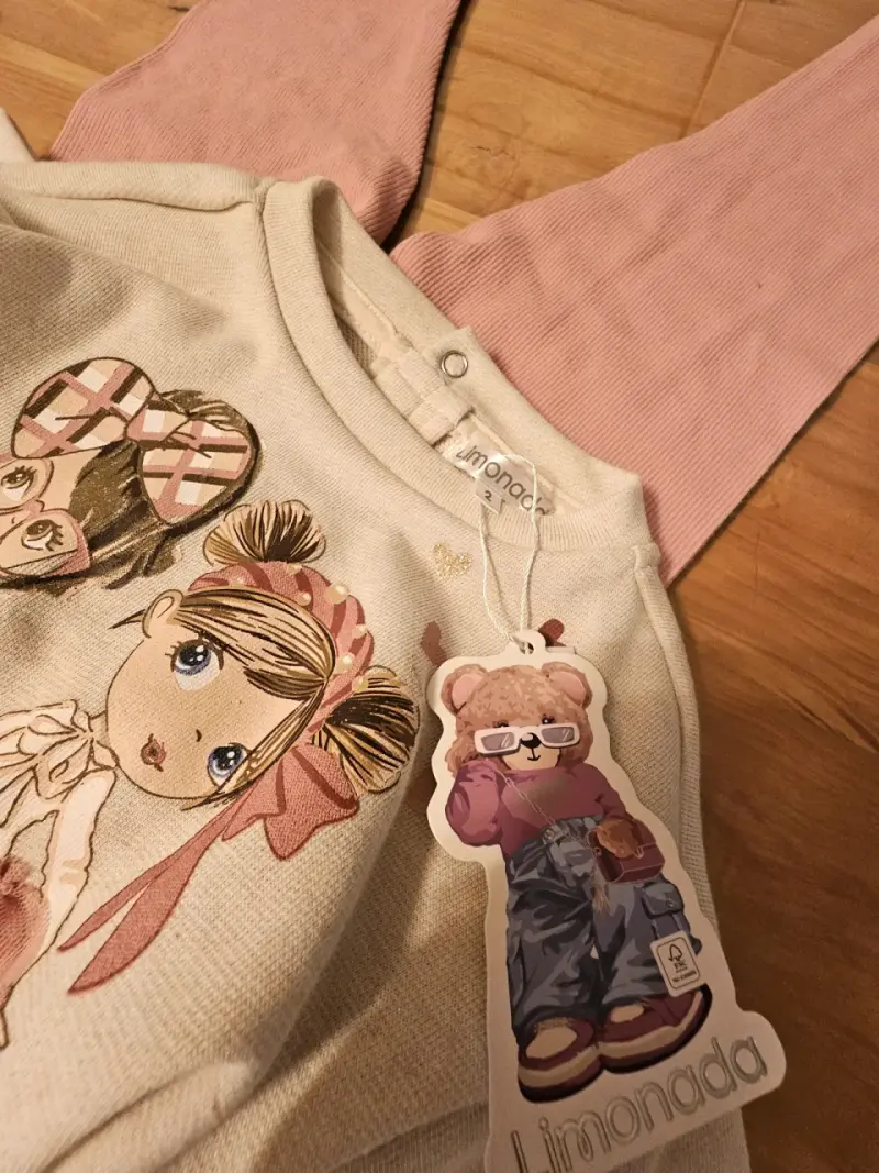 NUEVO niña Limonada polerón con calza talla 2 - 2