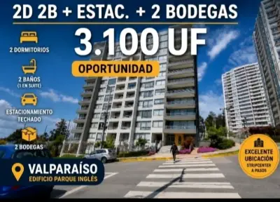 Departamento en venta 2D 2B en Valparaíso - miniatura 1