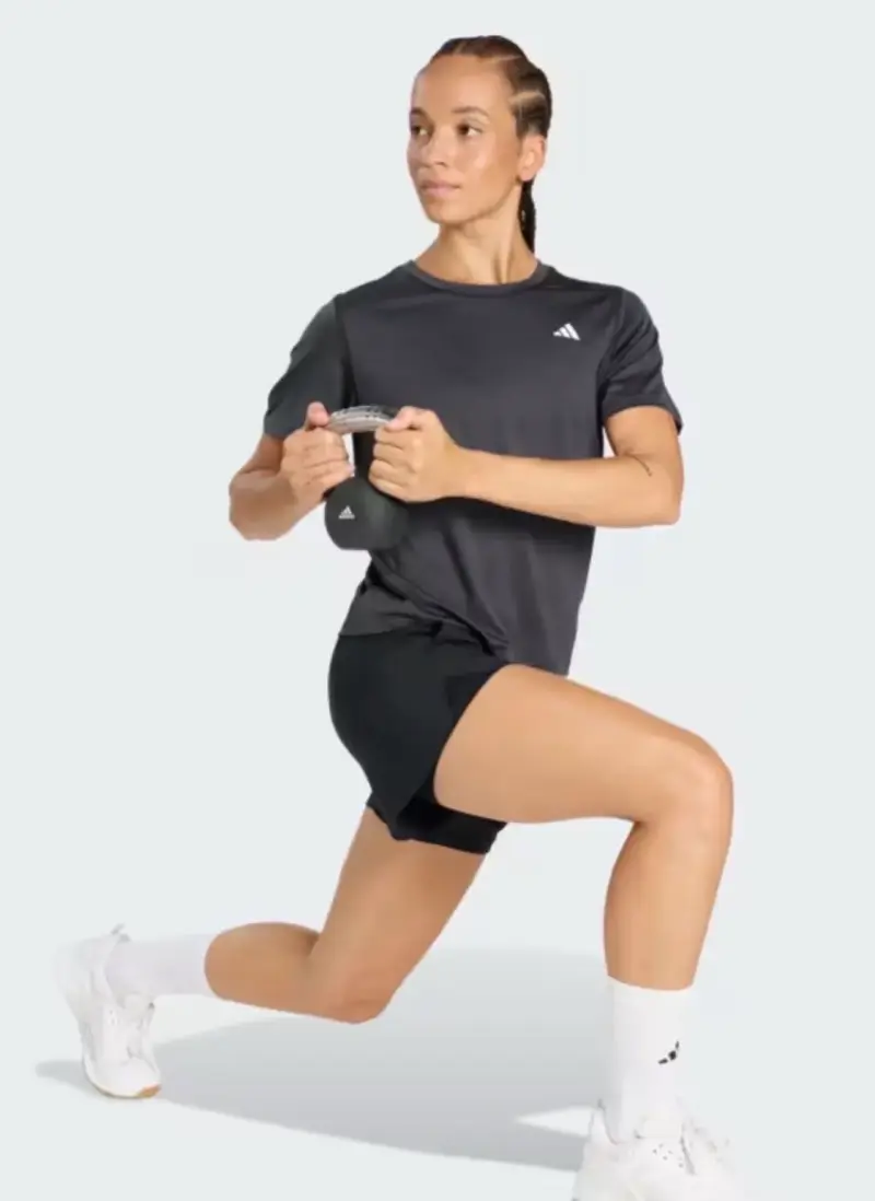 Polera deportiva mujer negro Adidas ClimaCool - 5