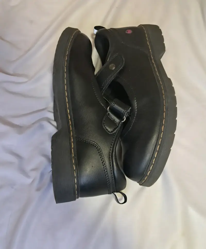 Zapatos escolares negros para niña talla 33 - 4