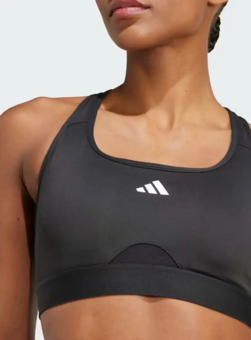 Sostén Deportivo Negro Adidas Soporte Mediano - 6