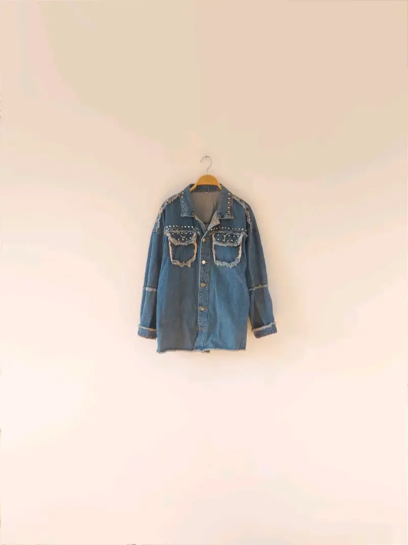 Chaqueta de mezclilla oversize