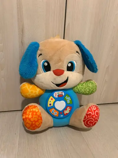 Peluche interactivo Fisher Price perrito aprende conmigo - miniatura 3
