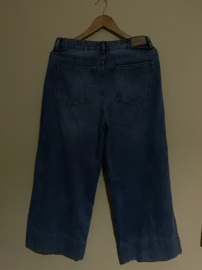 Jeans culotte azul - miniatura 2