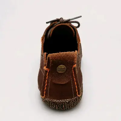 Zapatos BRAHMA de cuero para hombre, Talla 39 - miniatura 4