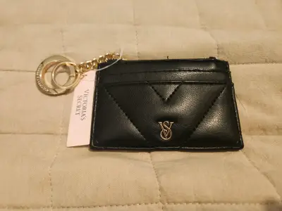 Monedero negro con llavero Victoria's Secret - miniatura 3