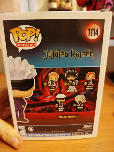 Figura Funko Pop Satoru Gojo Jujutsu Kaisen - miniatura 3