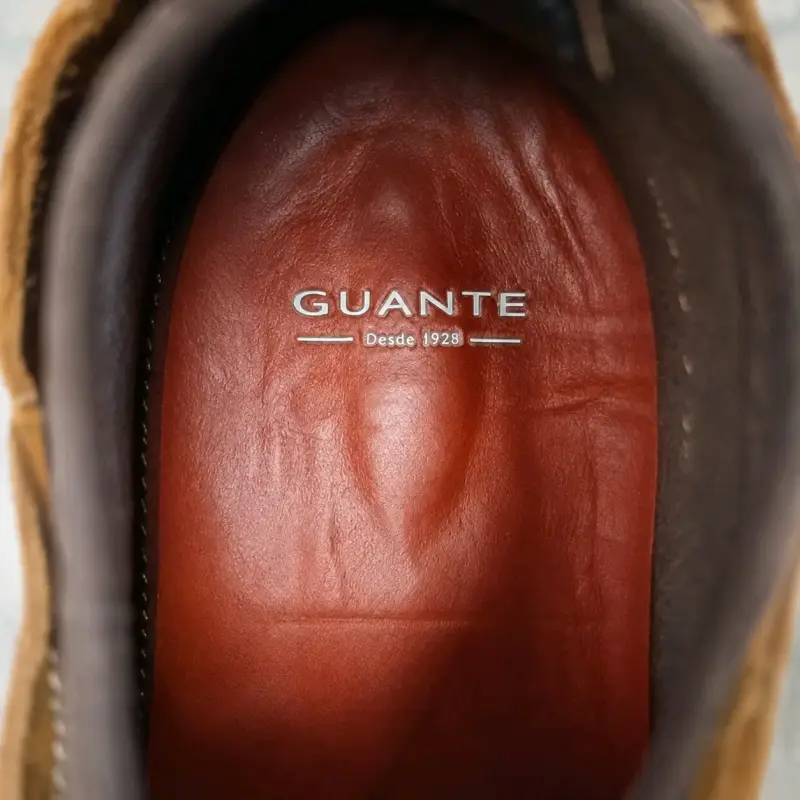 Zapatos GUANTE cuero marrón para hombre, Talla 39 - 5