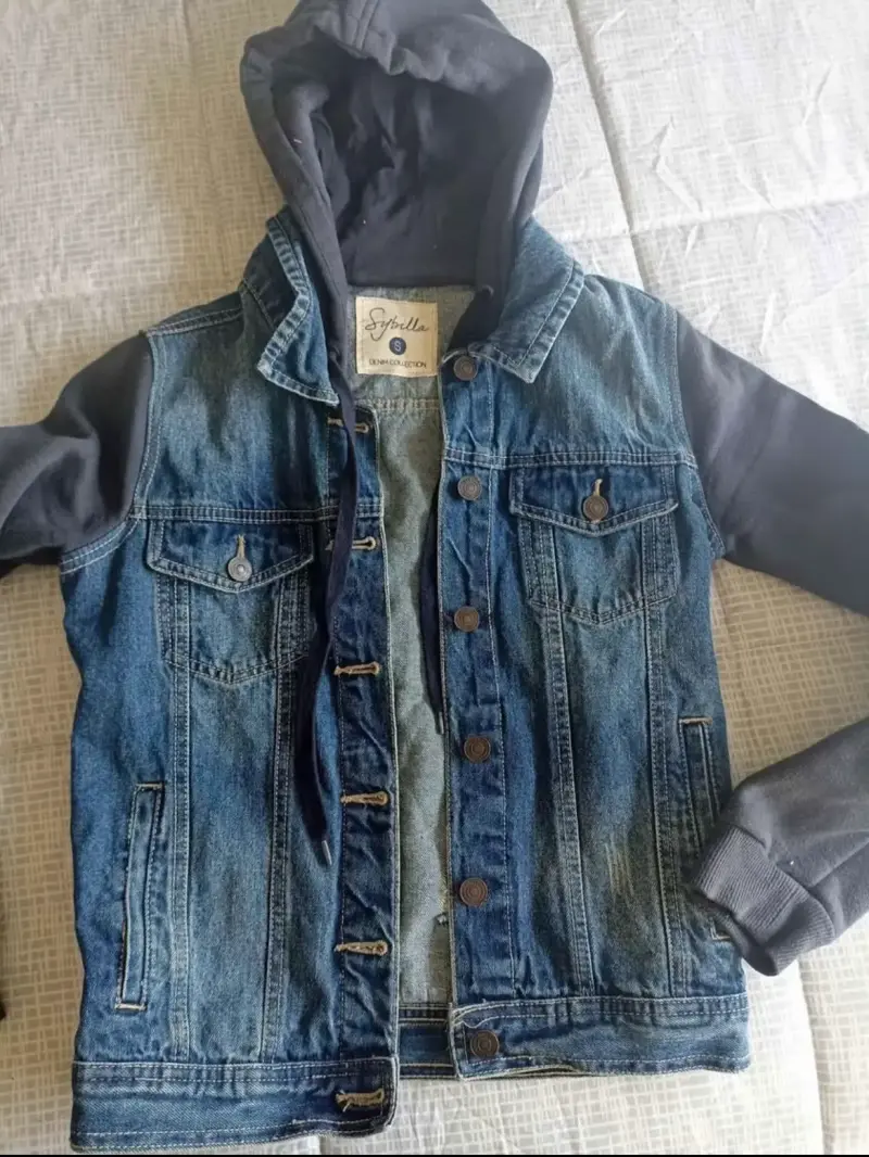 Chaqueta de Mezclilla con Capucha Sybilla - 1