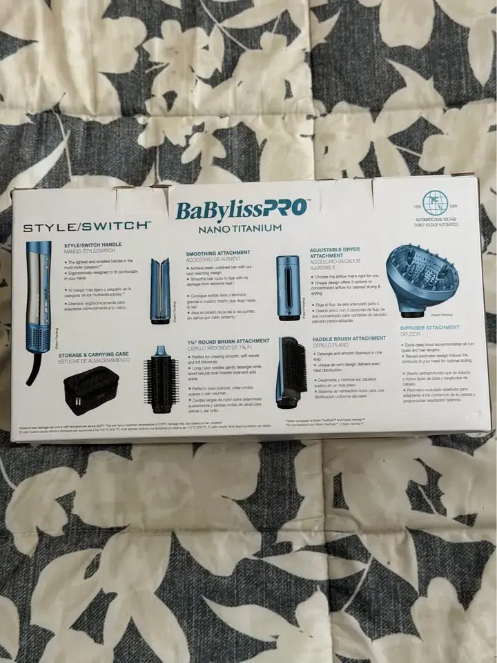 BaBylissPRO Nano Titanium Style/Switch - 4