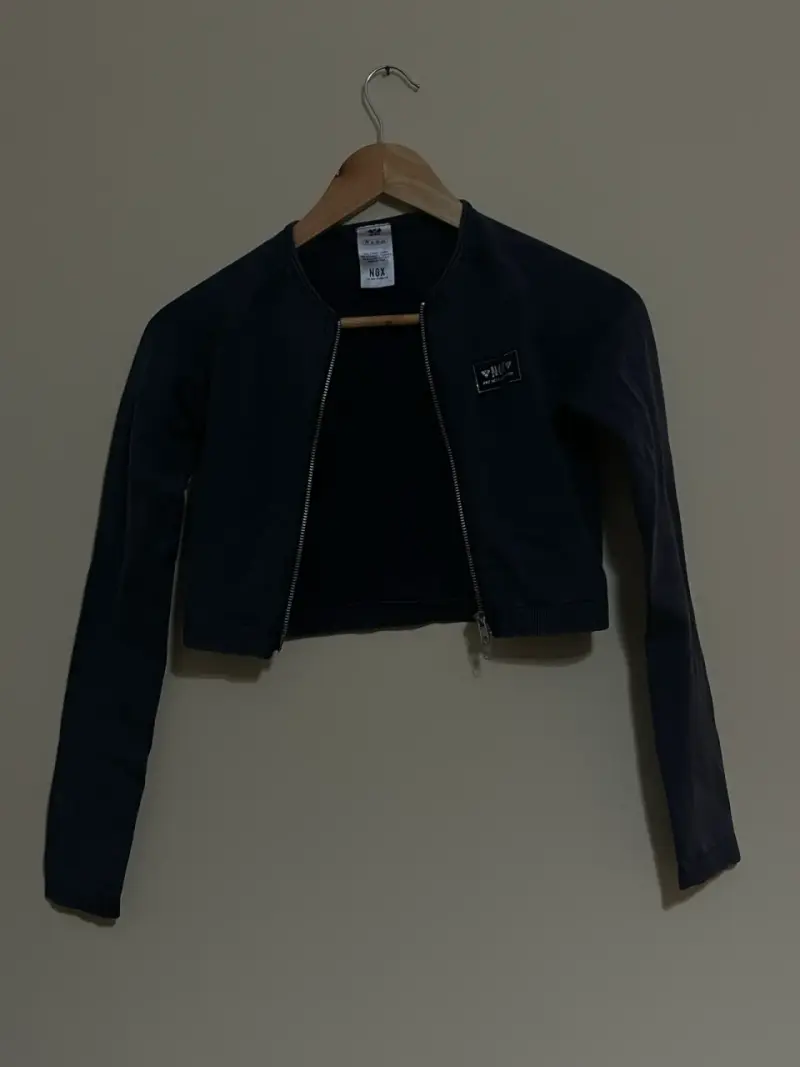 Chaqueta corta azul marino NGX para mujer - 2