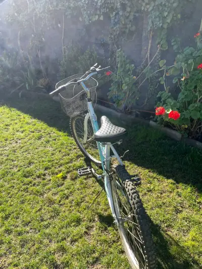 Bicicleta de montaña con canasto para mujer - miniatura 4