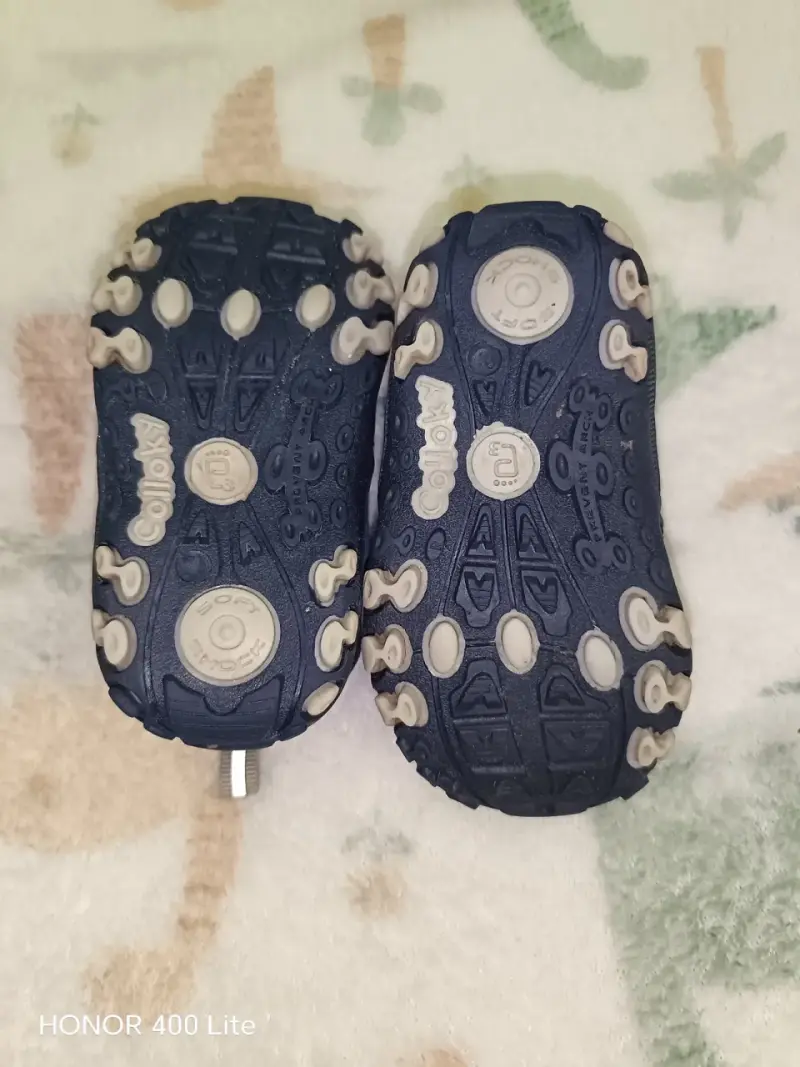 Zapatillas deportivas para niño azul y naranja - 2