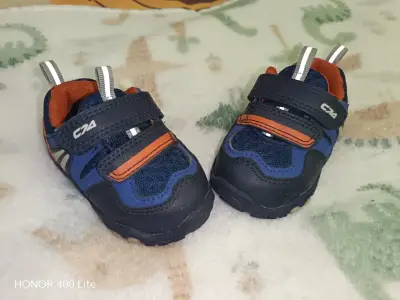 Zapatillas deportivas para niño azul y naranja - miniatura 3