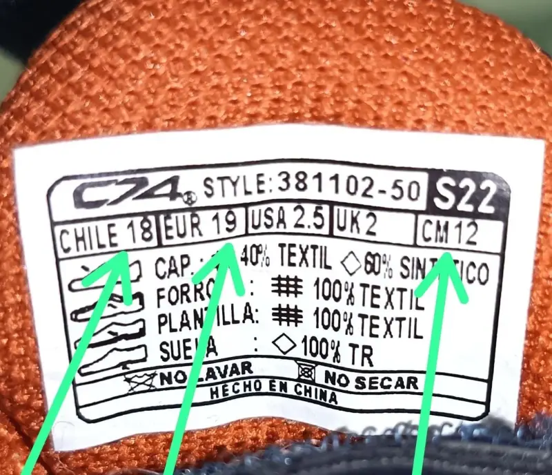 Zapatillas deportivas para niño azul y naranja - 4