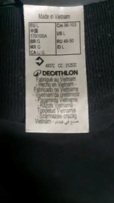 Chaqueta acolchada negra con capucha Decathlon - miniatura 3