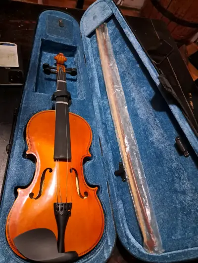 Violín acústico con estuche y arco - miniatura 2