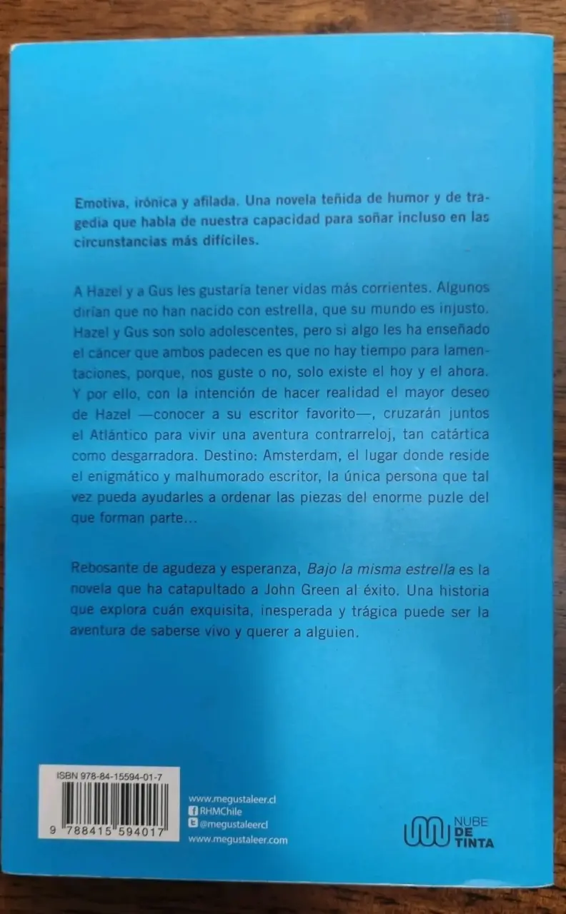 Libro Bajo la Misma Estrella de John Green - 2