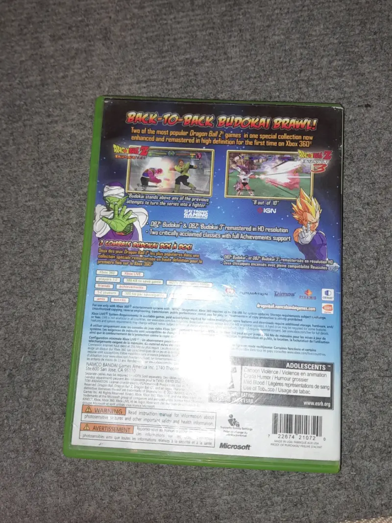 Juego Dragon Ball Z HD Collection para Xbox 360 - 3