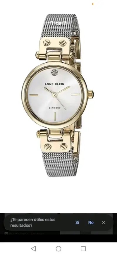 Reloj Anne Klein para mujer con pulsera dorada - miniatura 1