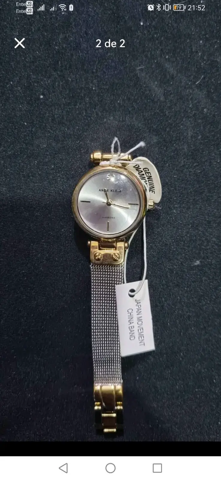 Reloj Anne Klein para mujer con pulsera dorada - 2